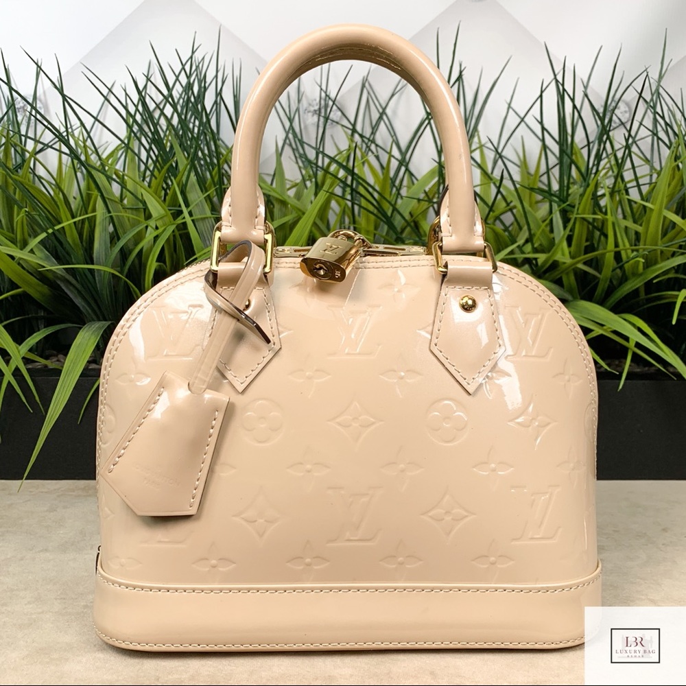 SOLD Louis Vuitton Vernis Alma BB Dune - Picture 5 of 14